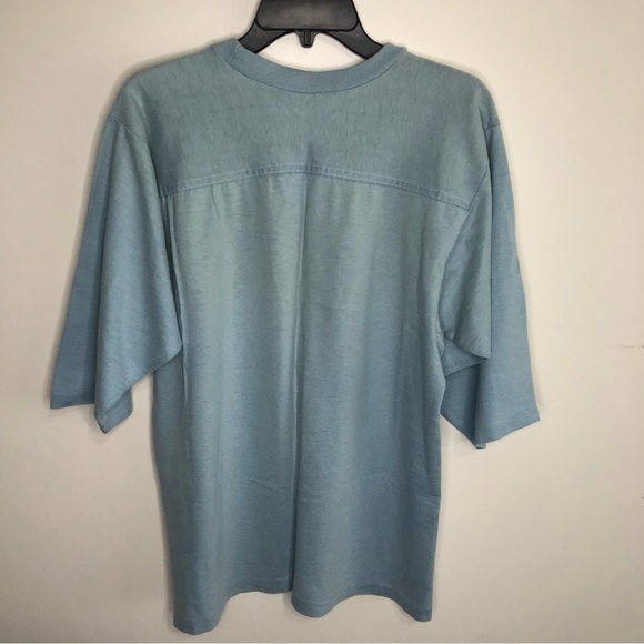 VINTAGE | COLLEGIATE PACIFIC Camp Omega Football Jersey Blue Size Large - Picture 2 of 11